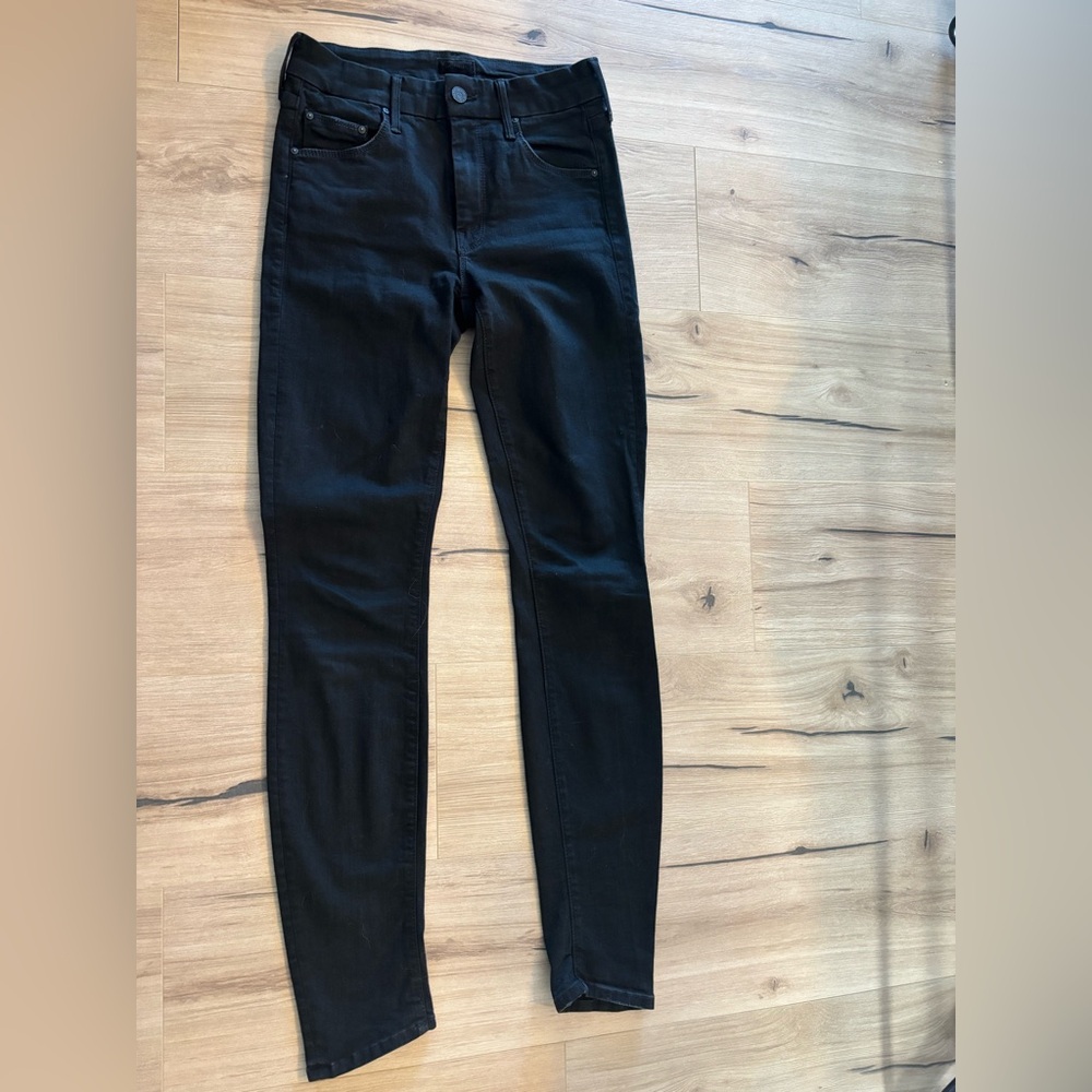 Women's Black Mother Jeans